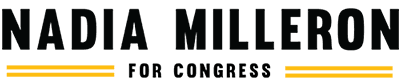 Nadia Milleron's campaign sign Nadia Milleron's campaign sign
